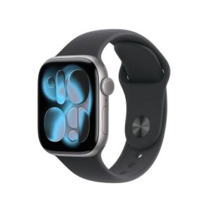 Apple Watch Series11 GPSCellular 46mm Space Grey Aluminum wBlack Sport BAND ML
