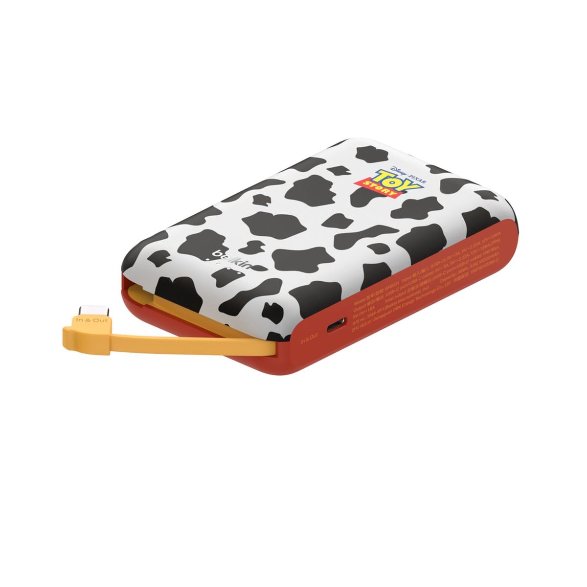 Belkin 8211 BoostCharge 便攜式行動電源 10K 內置 USB-C 充電線 迪士尼系列 Toy Story 反斗奇兵