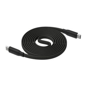 Belkin BoostCharge Pro 240W USB-C 轉 USB-C 磁吸自捲收納充電線 黑色 1米