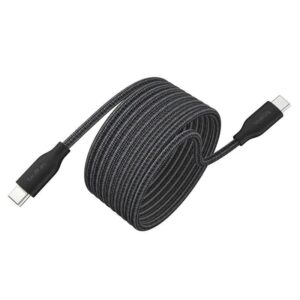 Belkin BoostCharge Pro 240W USB-C 轉 USB-C 磁吸自捲收納充電線 黑色 2米