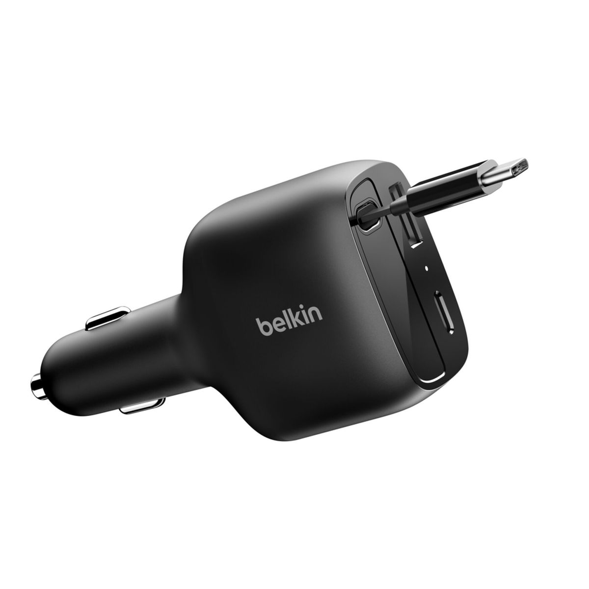 Belkin 8211 BoostCharge 伸縮型車用充電器 75W 伸縮型車用充電器 75W 可伸縮的 75 厘米連接線