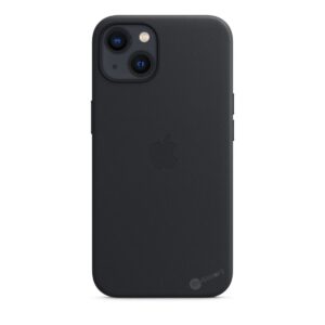 APPL 原裝 iPhone 14 Plus MagSafe 皮革護殼 午夜暗色 Midnight