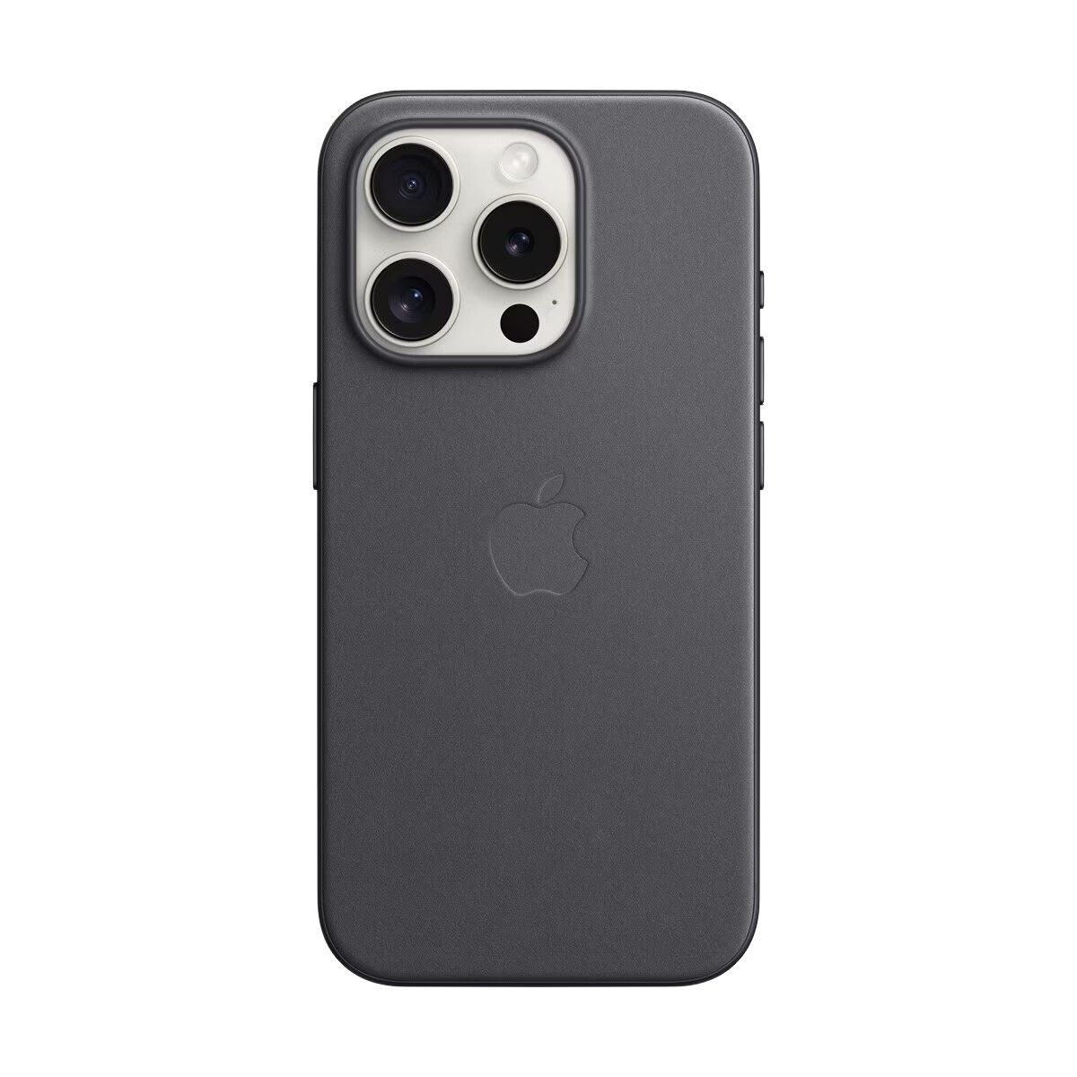 Apple - 原裝 iPhone 15 Pro FineWoven MagSafe 精細織料保護殼 -黑色 Black