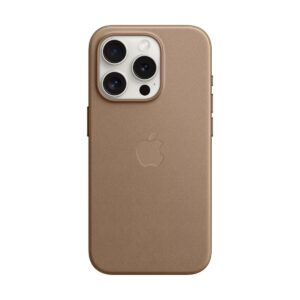 Apple 原裝 iPhone 15 Pro Max FineWoven MagSafe 精細織料保護殼 -灰褐色 Taupe