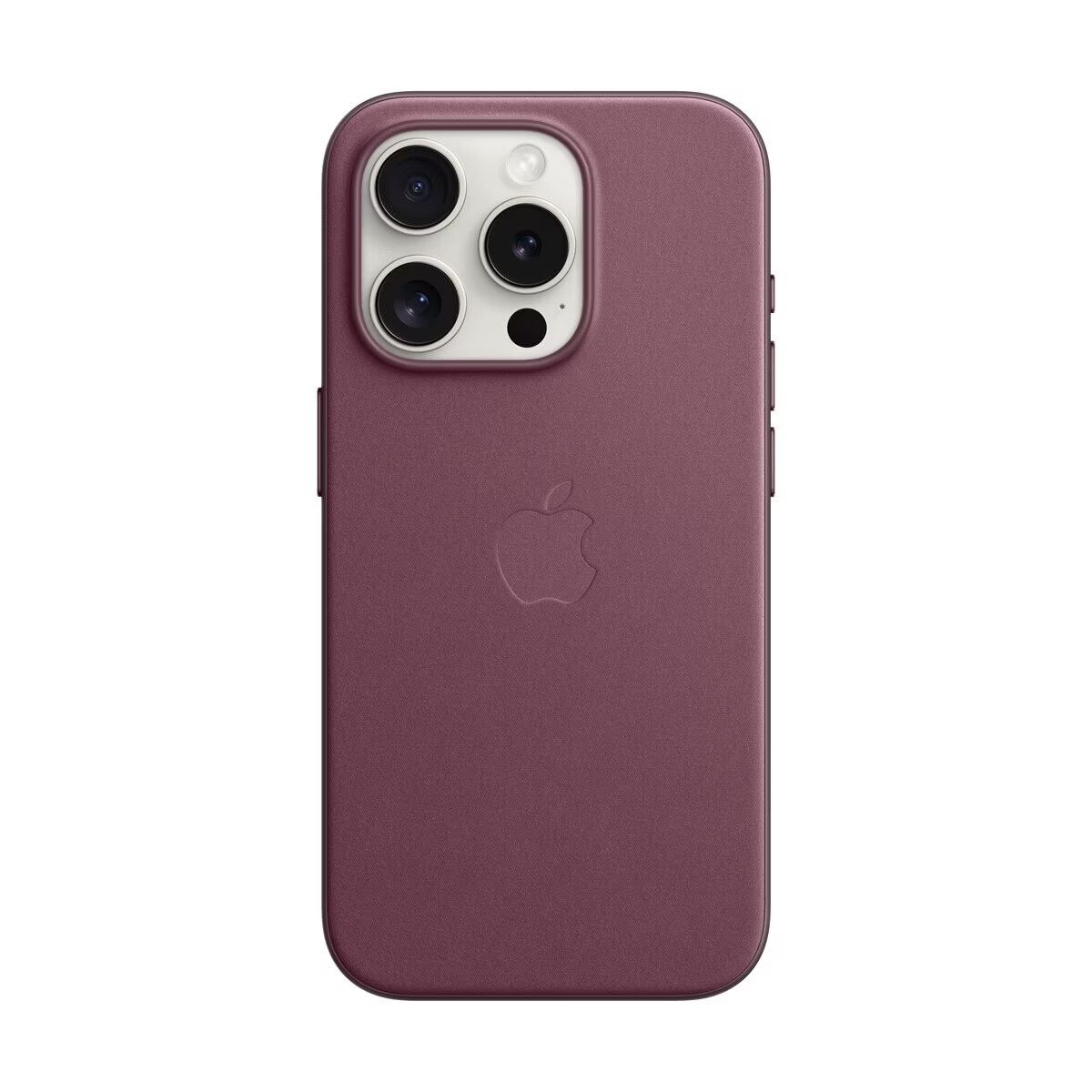 Apple - 原裝 iPhone 15 Pro FineWoven MagSafe 精細織料保護殼 -桑椹色 Mulberry
