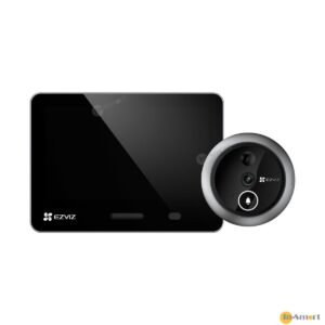 Ezviz EP4 4K 全無線智慧貓眼攝像頭連門鈴 AI 人工智慧辨識功能 558243 彩色觸控屏幕 6米 PIR 智能人體感應 內置 7100mAh 充電池 IP54 防風雨 5米紅外線夜視