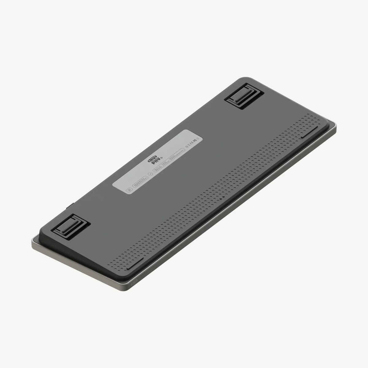 Alternative view of NuPhy - Node 100 nano Low Profile 無線低矮機械鍵盤  [Blush Switch] 白色 |  100% 全尺寸 熱換軸 Gasket 結構 RGB 背光 觸控條 長續航 1000Hz
