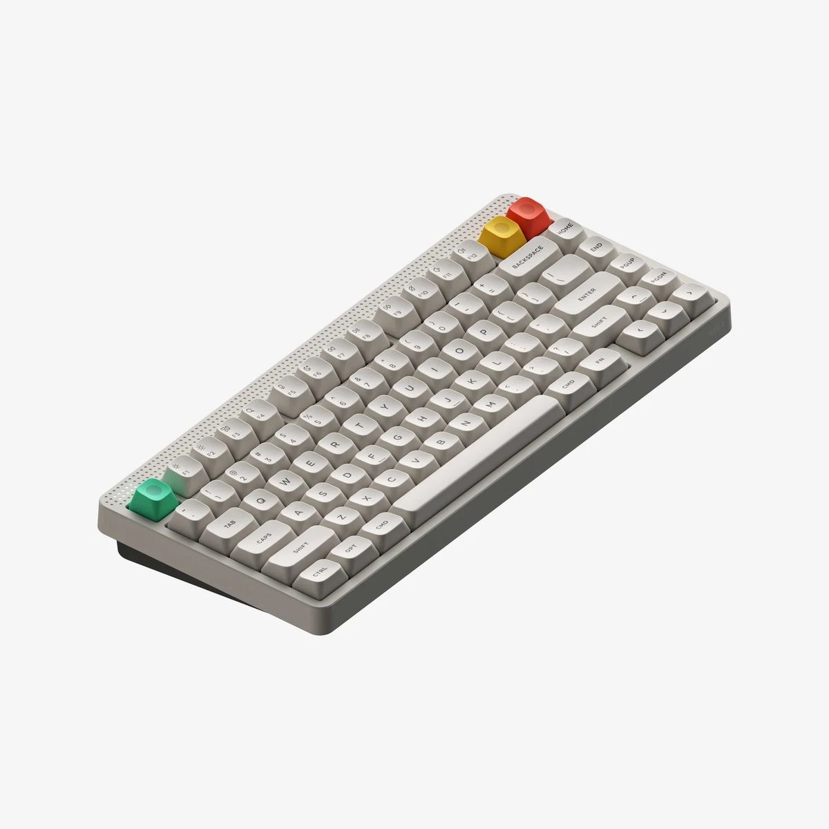 NuPhy 8211 Node 75 Max 無線機械鍵盤 Brown Switch 白色 75 全尺寸 熱換軸 Gasket 結構 RGB 背光 觸控條 長續航 1000Hz 遊戲打字