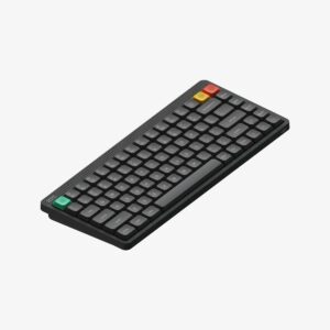 NuPhy Node 75 nano Low Profile 無線低矮機械鍵盤  Brown Switch 茶軸 灰黑色  75 全尺寸 熱換軸 Gasket RGB 背光 觸控條 長續航 1000Hz