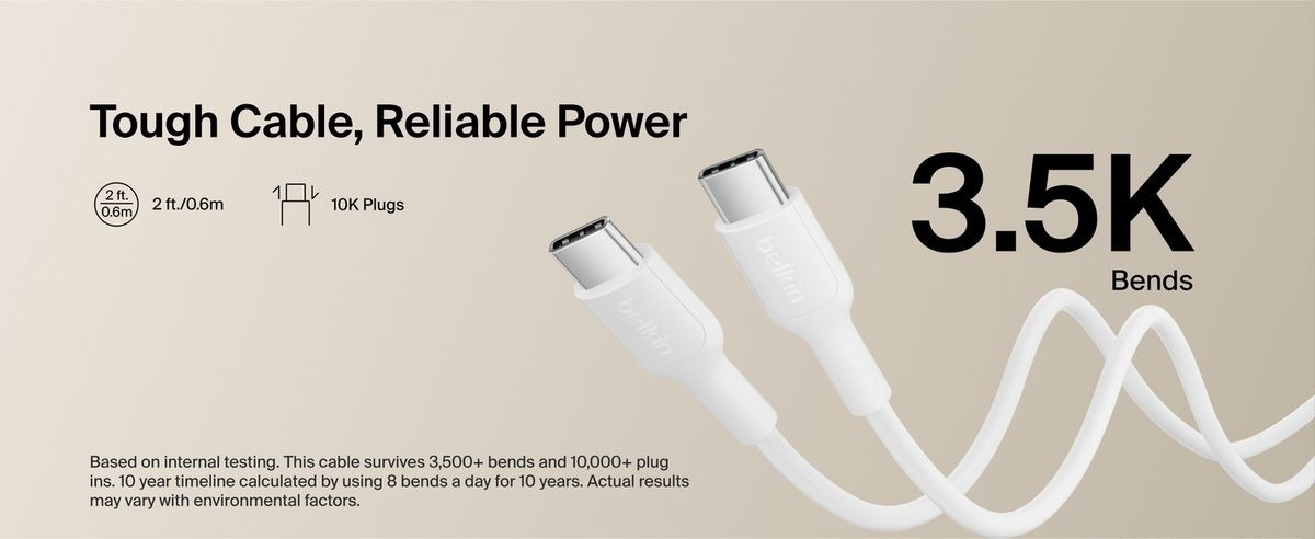 Belkin 8211 BoostCharge 纖薄磁吸無線充電行動電源 5K 沙色  5000mAh 75W MagSafe 兼容 雙裝置充電 超薄輕巧 TSA 認證 香港行貨  BPD010FQSA
