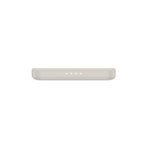 Belkin 8211 BoostCharge 纖薄磁吸無線充電行動電源 5K 沙色  5000mAh 75W MagSafe 兼容 雙裝置充電 超薄輕巧 TSA 認證 香港行貨  BPD010FQSA
