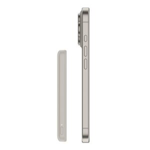 Belkin 8211 BoostCharge 纖薄磁吸無線充電行動電源 5K 沙色  5000mAh 75W MagSafe 兼容 雙裝置充電 超薄輕巧 TSA 認證 香港行貨  BPD010FQSA