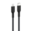 Belkin BoostCharge Pro USB-C to Lightning 編織快充線 1米 MFi 認證 支援 PD 快充 35萬次彎折耐用 再生材料製造 香港行貨  CAA022FQ1MBK