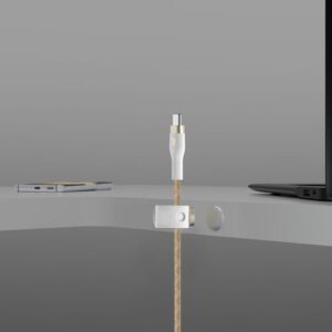 Belkin 8211 BoostCharge Pro Flex 迪士尼 香檳金色 USB-C 至 USB-C 編織快充線 2米 60W PD 矽膠防纏繞 30倍耐用  CAB011QC2MWG-DY
