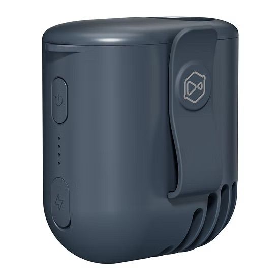 LEMOISTAR 8211 FB9 輕便掛腰渦輪風扇 軍藍色  17小時超長續航 日本磁吸夾設計 165g極輕巧 工地戶外外送必備 掛頸風扇 香港行貨