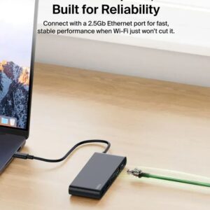 Belkin 8211 Connect 8 埠 USB-C Hub 擴充埠 25Gb  HDMI 4K  100W PD  雙 USB-C  雙 USB-A  SDmicroSD 讀卡器 INC024fqBK