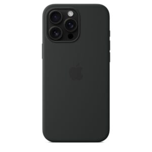 Apple 原裝 iPhone 16 Pro Max Silicone MagSafe 矽膠保護殼 8211 黑色 Black