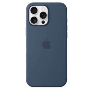 Apple 原裝 iPhone 16 Pro Max Silicone MagSafe 矽膠保護殼 8211 丹寧色 Denim