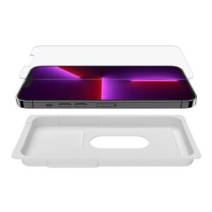 Belkin 8211 ScreenForce iPhone 14 Plus  13 Pro Max 鋼化玻璃抗菌螢幕保護貼 9H 硬度 033mm 易貼合 抗菌防刮 香港行貨  OVA070zz