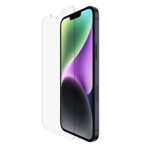 Belkin 8211 ScreenForce iPhone 14 Plus 13 Pro Max 鋼化玻璃抗菌螢幕保護貼 9H 硬度 033mm 易貼合 抗菌防刮 香港行貨 OVA070zz