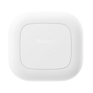 Belkin 8211 BoostCharge Pro 50W 雙 USB-C PD 快充充電器 三腳接腳GaN 氮化鎵技術 香港行貨  WCH019MYWH