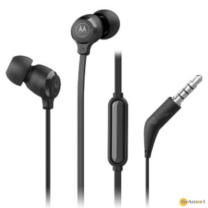 Motorola 8211 Earbuds 3-S 入耳式 35mm 有線耳機 帶咪 堅固結構持久耐用 防纏繞電纜材質 94mm 大驅動單體 超強深沉重低音 135 耐用音訊插頭 附3種尺寸耳塞