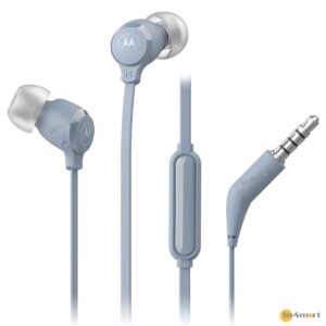 Motorola 8211 Earbuds 3-S 入耳式 35mm 有線耳機 帶咪 堅固結構持久耐用 防纏繞電纜材質 94mm 大驅動單體 超強深沉重低音 135 耐用音訊插頭 附3種尺寸耳塞