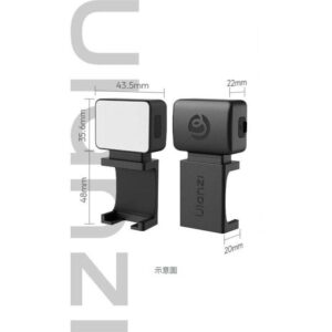 ULANZI 8211 LM001 Pocket3磁吸補光燈 8211 黑色  120光照角度  柔光可調