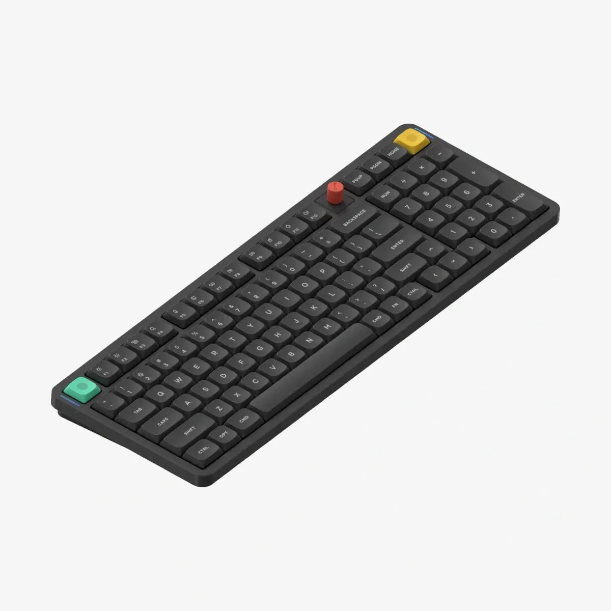 NuPhy 8211 Air100 V3 Brown Switch 暗黑色 低矮軸無線機械鍵盤 熱插拔 Gasket RGB 旋鈕 100 全尺寸 三模 藍牙 24G Mac Windows