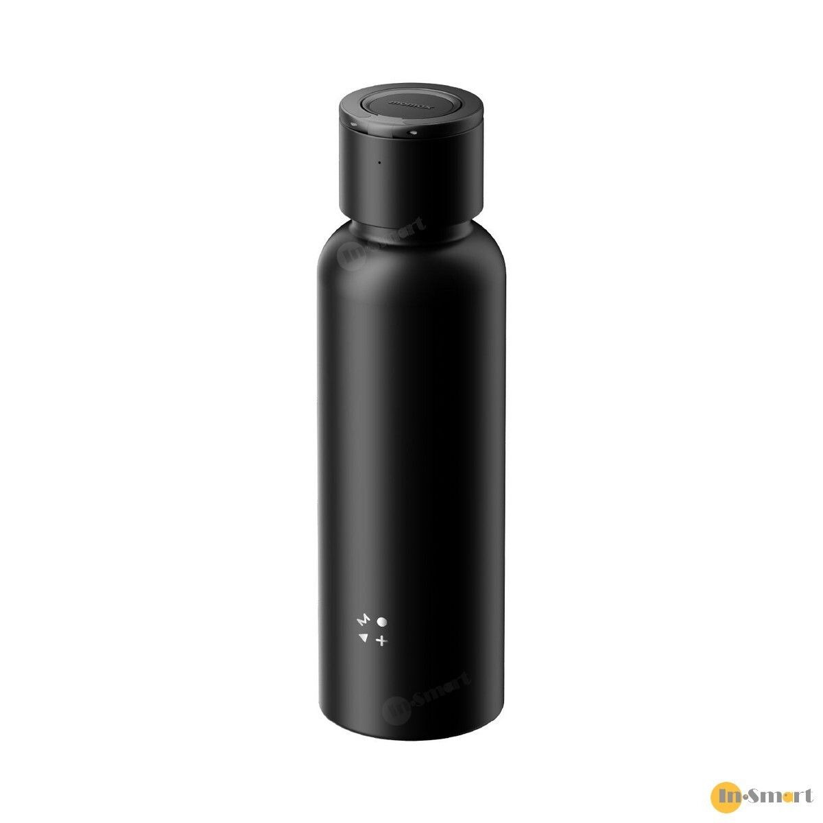 MOMAX 8211 黑色 1-Vibe Bottle 3合1 磁吸手機支架 頂級保溫瓶 無線藍牙喇叭高保真音效低延遲性 TWS 無線立體聲串聯一貼即合磁吸手機支架SUS316L 不鏽鋼雙層真空保溫 BS13