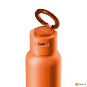 MOMAX 8211 橙色 1-Vibe Bottle 3合1 磁吸手機支架  頂級保溫瓶  無線藍牙喇叭高保真音效低延遲性 TWS 無線立體聲串聯一貼即合磁吸手機支架SUS316L 不鏽鋼雙層真空保溫 BS13 複製