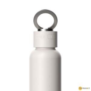 MOMAX 8211 白色 1-Vibe Bottle 3合1 磁吸手機支架  頂級保溫瓶  無線藍牙喇叭高保真音效低延遲性 TWS 無線立體聲串聯一貼即合磁吸手機支架SUS316L 不鏽鋼雙層真空保溫 BS13