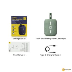 Tribit 8211 StormBox Mini 便攜式防水藍牙喇叭 森林綠