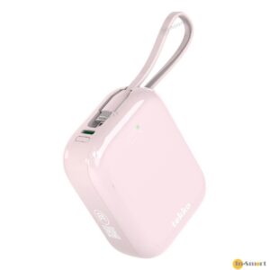 tekko 8211 Nano CL10 粉紅色 半固態電池 SSB 10000mAh 迷你行動電源 CCC QR 二維碼 自帶線 USB-C  Lightning V-0 防火材質 低溫快充 數字顯示 PD30