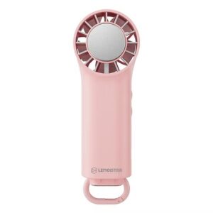 LEMOISTAR 8211 FH7 手提冷敷風扇 冰感降溫 3000mAh 15小時續航 4檔風速 日本設計 極致輕巧 掛扣設計 隨身降溫神器 香港行貨  粉紅色