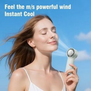 LEMOISTAR 8211 FH7 手提冷敷風扇 冰感降溫 3000mAh 15小時續航 4檔風速 日本設計 極致輕巧 掛扣設計 隨身降溫神器 香港行貨  黃色