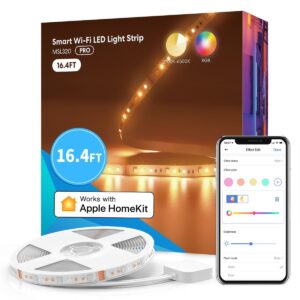 Meross 8211 MSL320 PRO 5米智能 Wi-Fi LED 燈條氣氛燈 RGBWW 冷暖調色 支援 Apple HomeKit  Siri  Alexa  Google Assistant 無需中樞