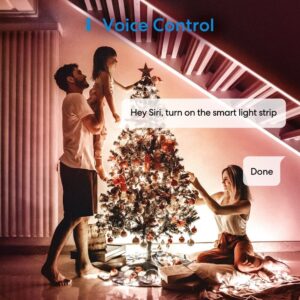 Meross 8211 MSL320 PRO 5米智能 Wi-Fi LED 燈條氣氛燈 RGBWW 冷暖調色 支援 Apple HomeKit Siri Alexa Google Assistant 無需中樞