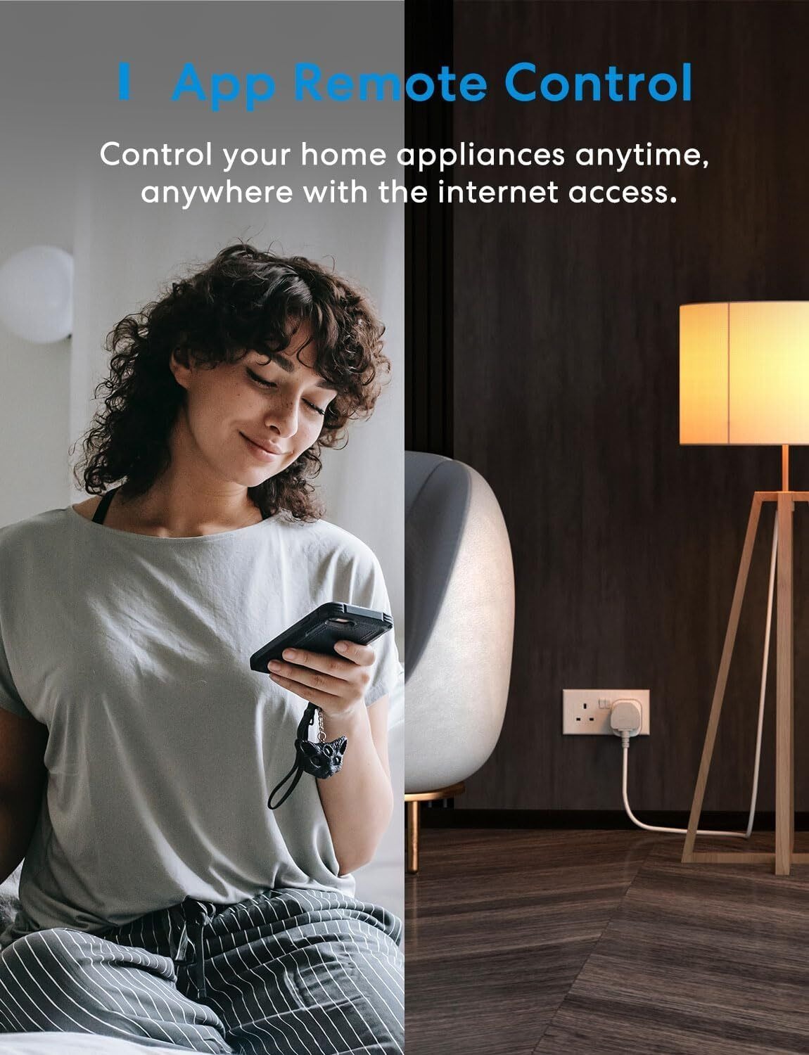 Meross 8211 MSS315 Matter 智能插座 Mini 英規 支援 Apple Home  Alexa  Google  SmartThings 電量監測 跨平台分控 香港行貨