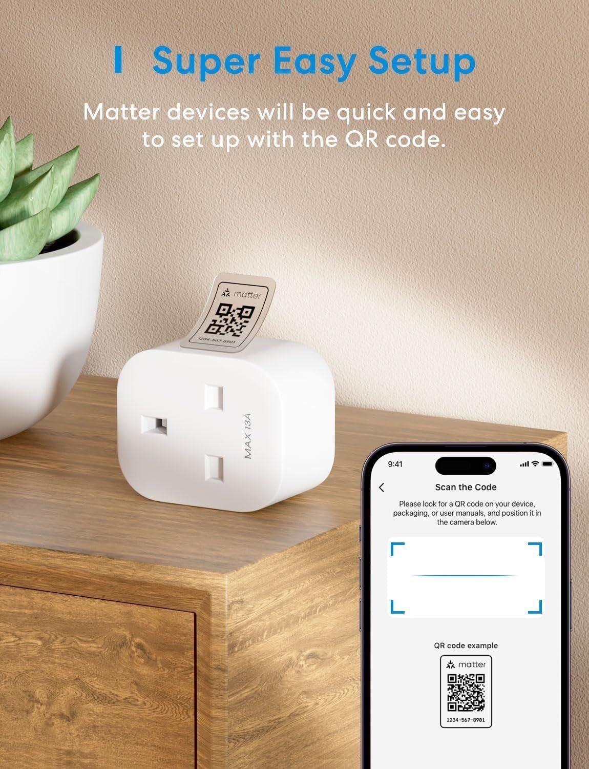 Meross 8211 MSS315 Matter 智能插座 Mini 英規 支援 Apple Home  Alexa  Google  SmartThings 電量監測 跨平台分控 香港行貨
