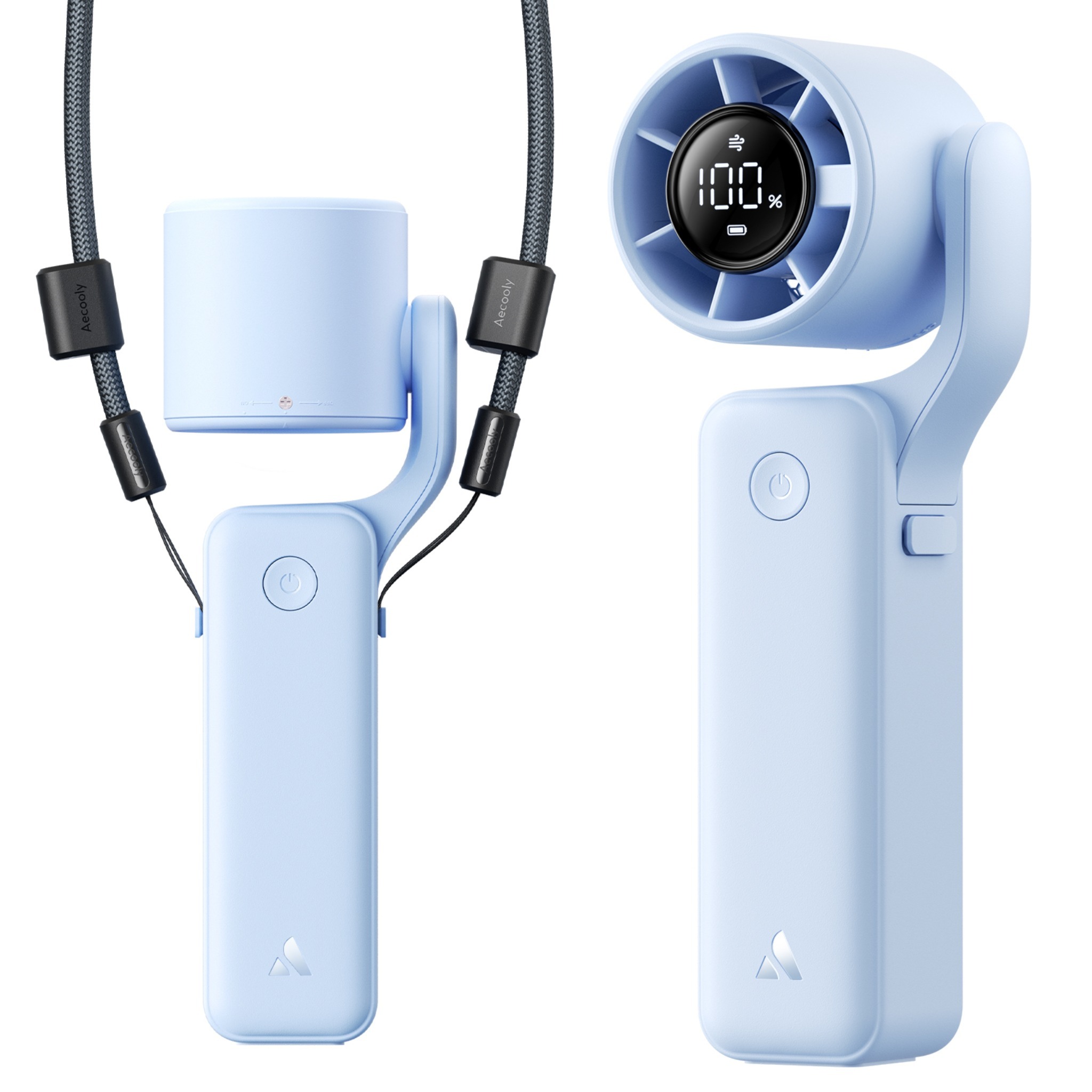 Aecooly 8211 Air Gimbal 3合1便攜式風扇 PF04 藍色 18個月保養