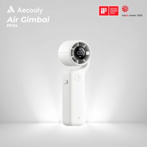 Aecooly 8211 Air Gimbal 3合1便攜式風扇 PF04 白色 18個月保養
