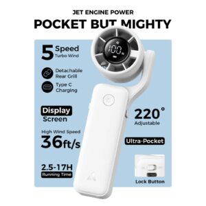 Aecooly 8211 Air Gimbal 3合1便攜式風扇 PF04 白色 18個月保養