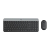 Logitech MK470 Slim 無線鍵盤與滑鼠組合 石墨灰 8211 英文鍵盤