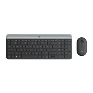 Logitech MK470 Slim 無線鍵盤與滑鼠組合 石墨灰 8211 英文鍵盤