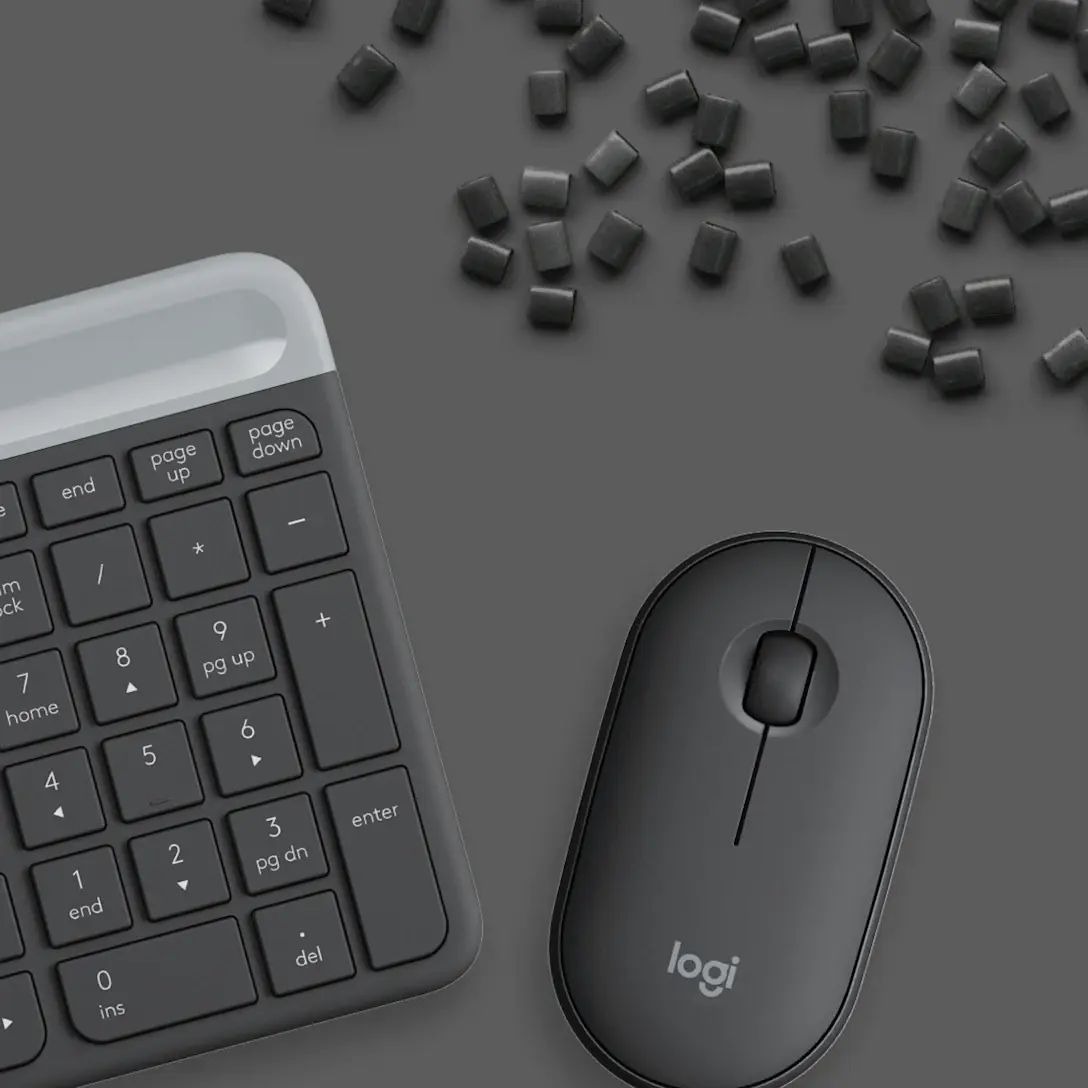 Logitech MK470 Slim 無線鍵盤與滑鼠組合 灰色 8211 英文鍵盤