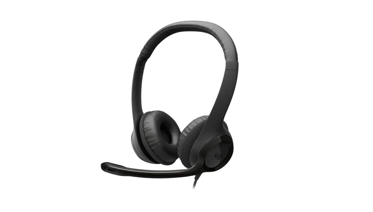 Logitech H390 USB C 電腦耳機含麥克風具有增強的數位音訊以及線控裝置 981-001577