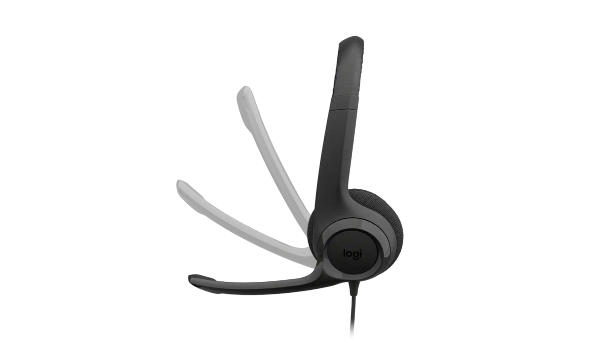 Logitech H390 USB C 電腦耳機含麥克風具有增強的數位音訊以及線控裝置 981-001577