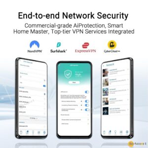 ASUS RT-BE59 WiFi 7 AiMesh 可擴充路由器 80211be 5000 Mbps 4K-QAM MLO 25G WAN 25G LAN 連接埠 家長控管功能 VPN