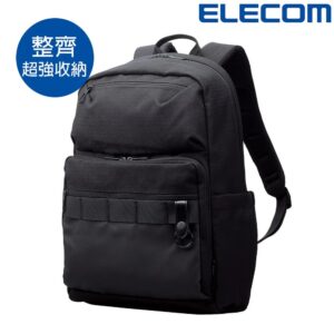 ELECOM 6個收納袋 1568243 背包防潑水商務背包黑色BM-BPSDBK